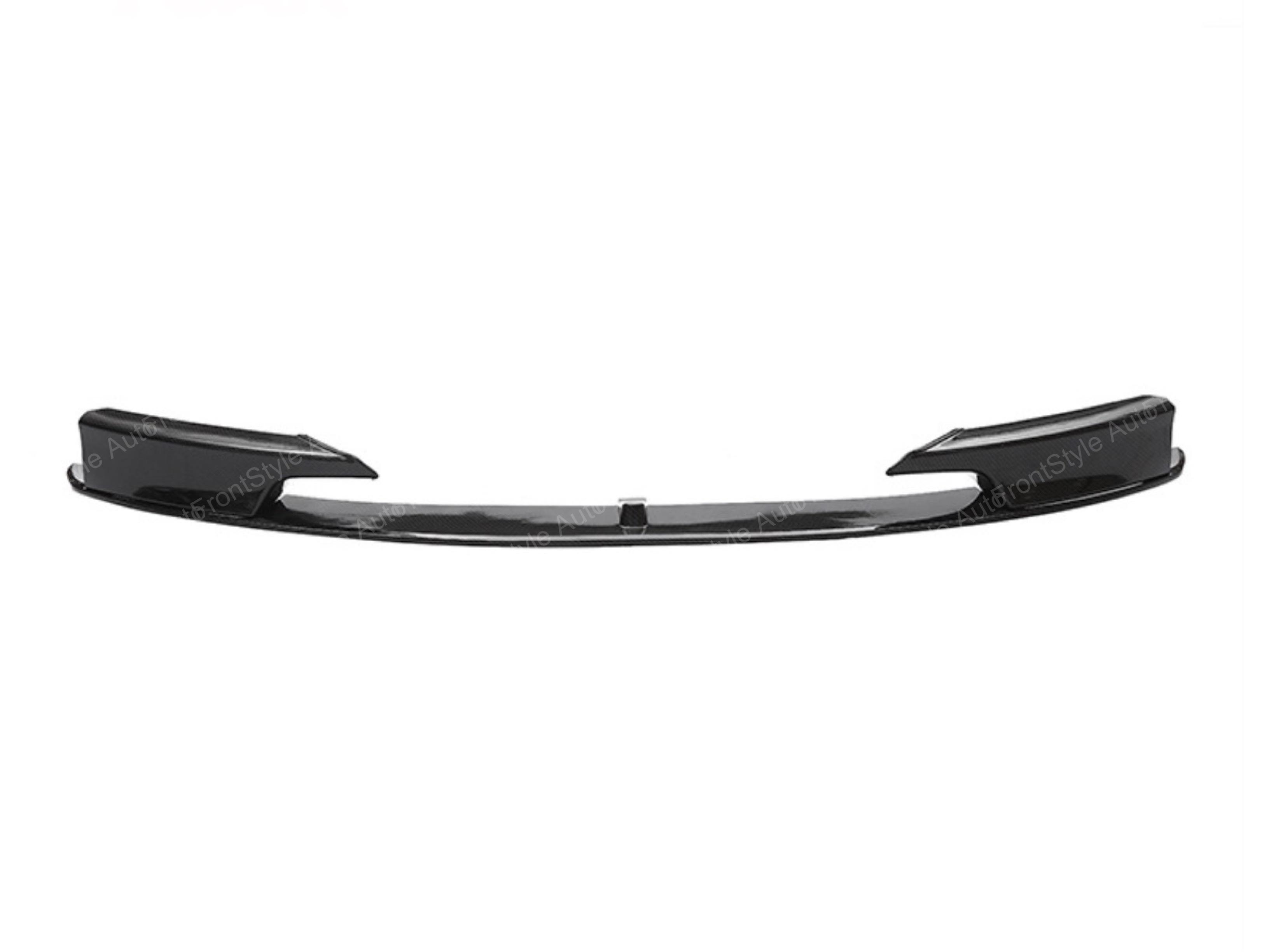 Накладка переднього бампера обвіс M performance BMW 3 series F30 F31 2012-2018 абс пластик, чорний глянець - фото 9