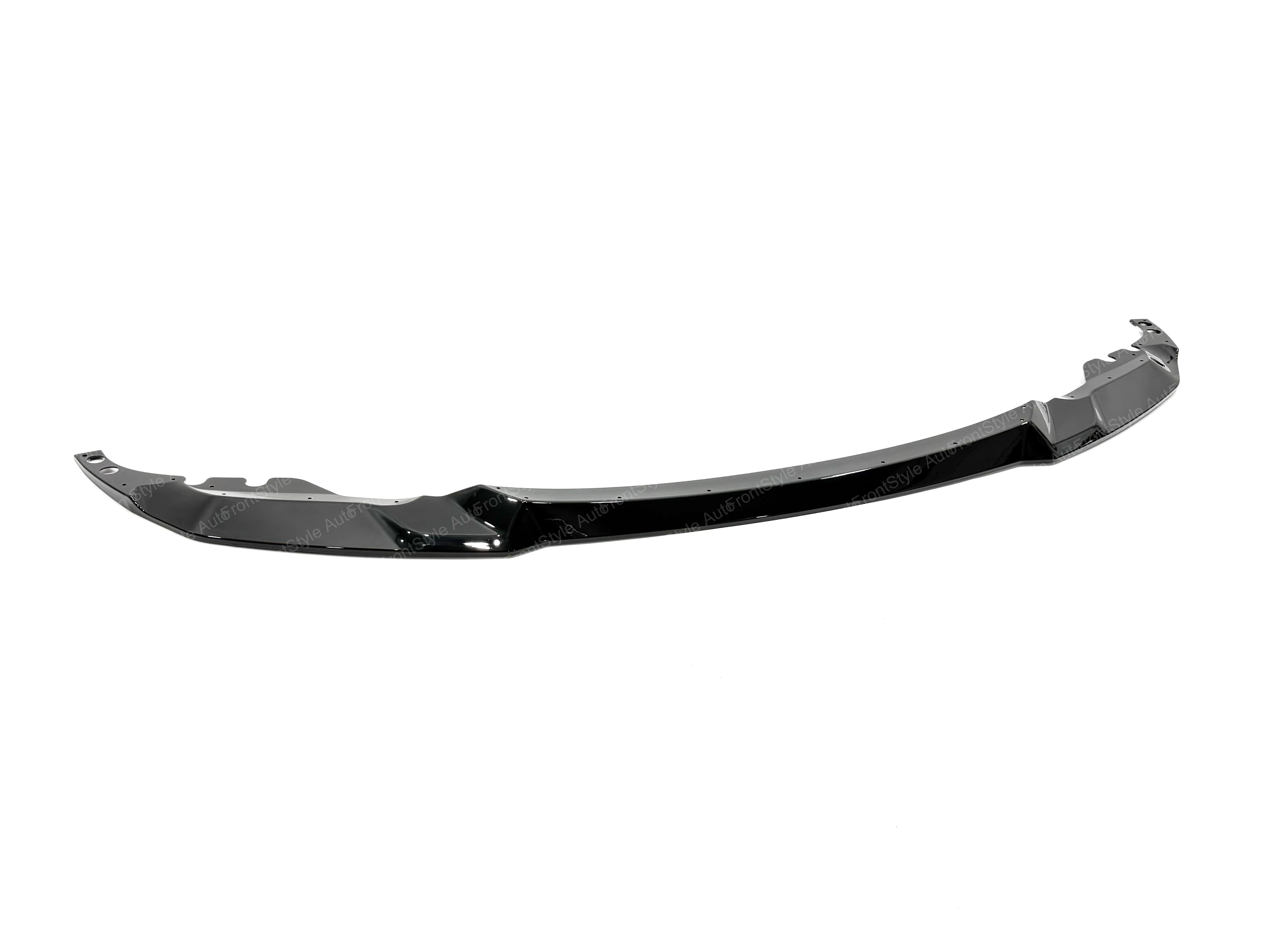 Спідниця переднього бампера M3 CS для BMW 3 series F30 F31 2012-2018 ABS пластик, чорний глянець - фото 11